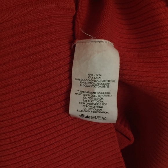 ARMANI EXCHANGE Sweater, Red, Extra Small. - Picture 4 of 4